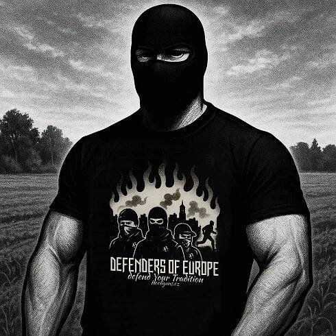 HOOLIGANS.CZ - T-SHIRT - DEFENDERS OF EUROPE