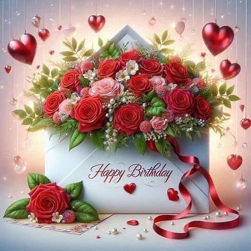 Pin by Marianne Harrison on Best Greeting Cards! | Birthday wishes flowers, Happy birthday wishes photos, Happy birthday greetings friends