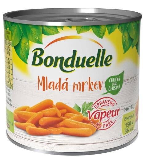 Bonduelle Mladá mrkev v nálevu 155 g