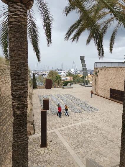 Ausblick vom Museum Es Baluard in Mallorca