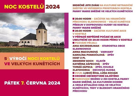 Noc kostelů Velké Kunětice / 7 června, 2024 / www.farnost-jesenik.cz