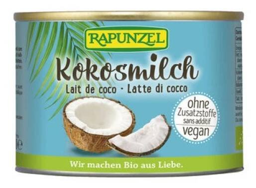 8 x Rapunzel Bio Kokosové mléko, 0,2l