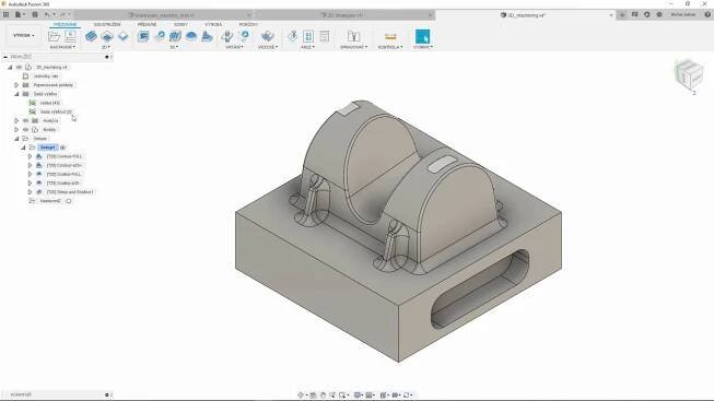 Fusion 360 - sady výběrů - opakovaný výběr ploch