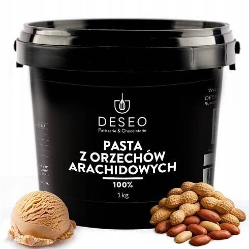 PASTA Z ARAŠÍDOVÝCH OŘECHŮ 100% DESEO OŘECHOVÉ MÁSLO 1KG 1000 g