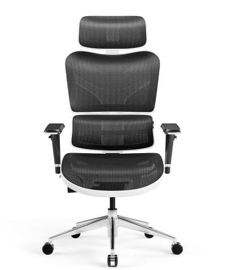 Kancelářská ergonomická židle Diablo V-Commander: Bílo-Černá