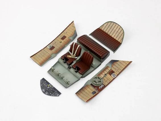 Messerschmitt Bf-108 Taifun - Updated Full Interior (designed to be used with Eduard kits)