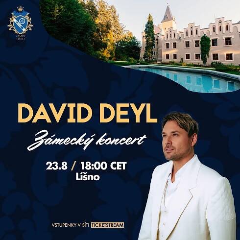 David Deyl, Zámek Líšno, Bystřice - Vstupenky