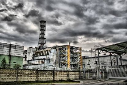 Černobylská elektrárna — Stock obrázek