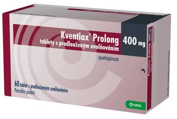 Kventiax Prolong 400MG, tableta s prodlouženým uvolňováním | Krka