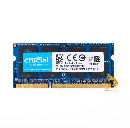 Crucial 16GB 8GB 4GB 2Rx8 PC3L-12800S DDR3-1600Mhz SODIMM paměť notebooku RAM #DDD