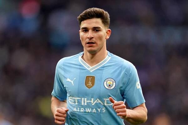 Julian Alvarez’s departure leaves Man City short of back-up options for Erling Haaland.