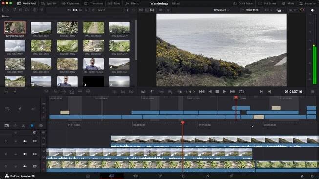 Blackmagic Design's DaVinci Resolve during our review