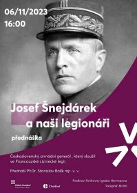 Josef Šnejdárek a naši legionáři – Informační centrum Chotěboř