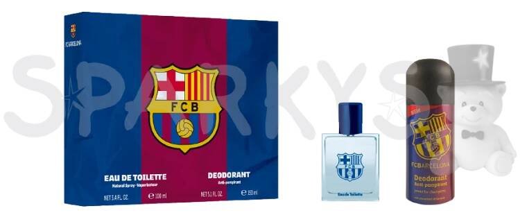 Dárková sada FC Barcelona EDT 100ml + DEO 150ml | Sparkys