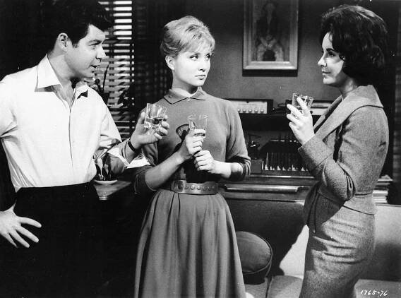 Eddie Fisher, Susan Oliver, Elizabeth Taylor - Telefon Butterfield 8 - Z filmu