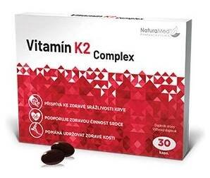 NaturaMed Vitamín K2 Complex 30 kapslí od 499 Kč - Heureka.cz