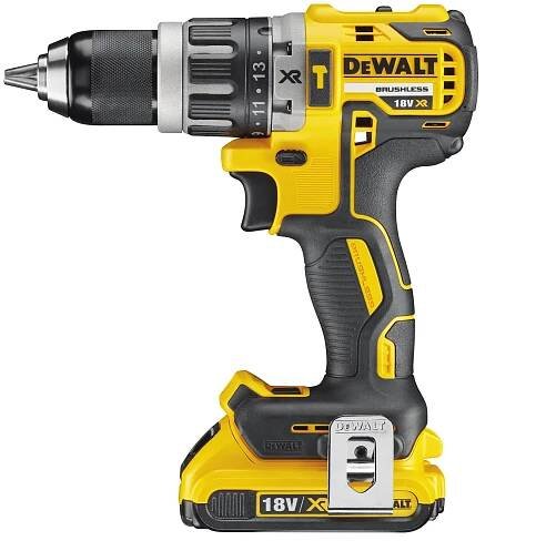 DCD796D2 DeWALT Bezuhlíková příklepová vrtačka/ šroubovák 18V XR 2,0Ah
