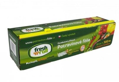 Potravinová fólie Fresh'n'Roll - krabička s funkční řezačkou - 30cm / 300m