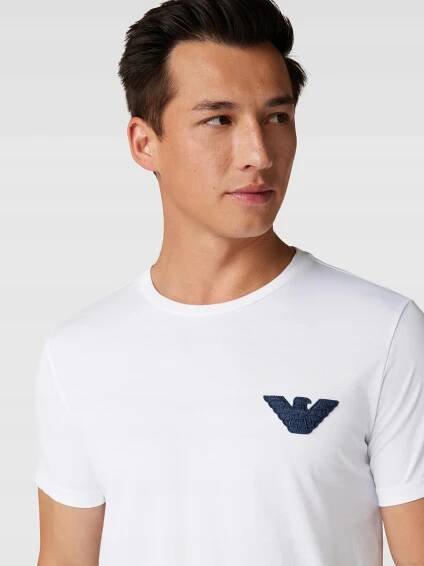 Pánské tričko EMPORIO ARMANI bílé - S Značka Emporio Armani