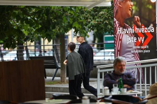 FOTO: František Trojan na karlovarské kolonádě.