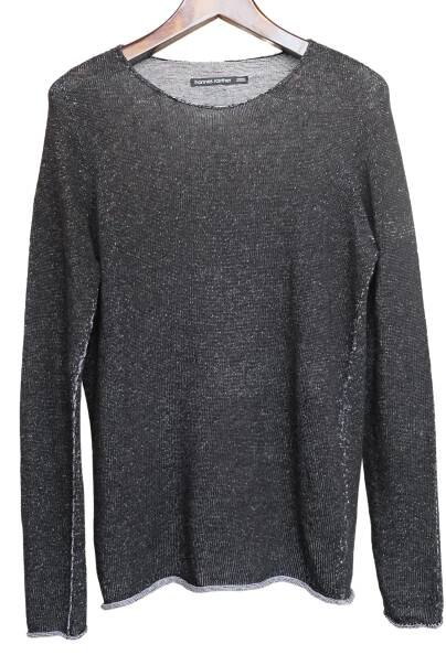 Hannes Roether - Herren Pullover - black/white