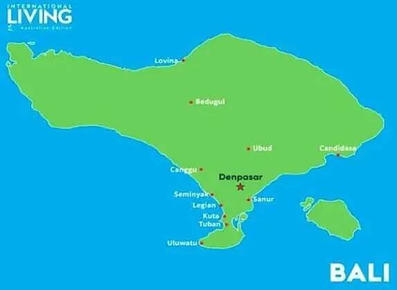 bali map