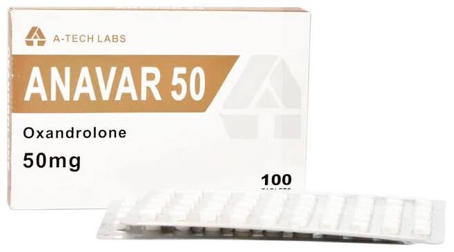 ANAVAR 50 (Oxandrolone) - laboratoře A-Tech - 50mg x 100 karet