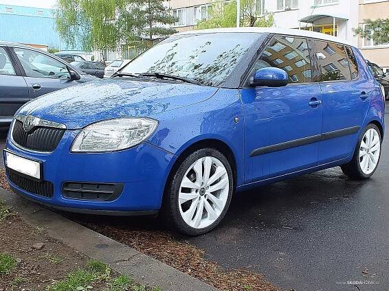 17 alu kola škoda fabia RS - bile
