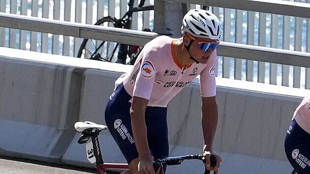 Mathieu van der Poel v průběhu závodu na MS v Sydney.