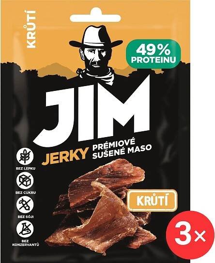 Jim Jerky krůtí 3 x 23 g
