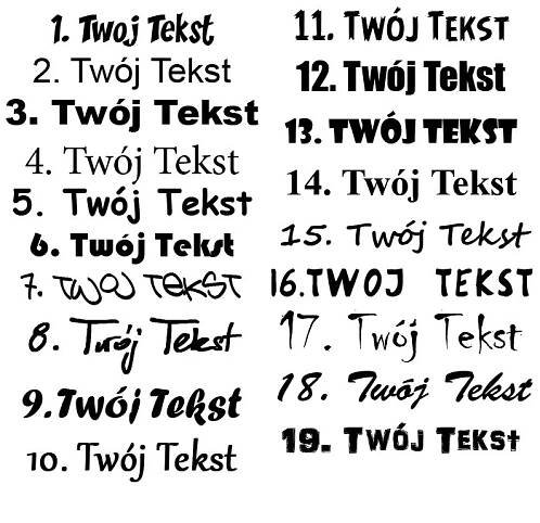 Tricka S Vlastním Potiskem - Nízká cena na Allegro