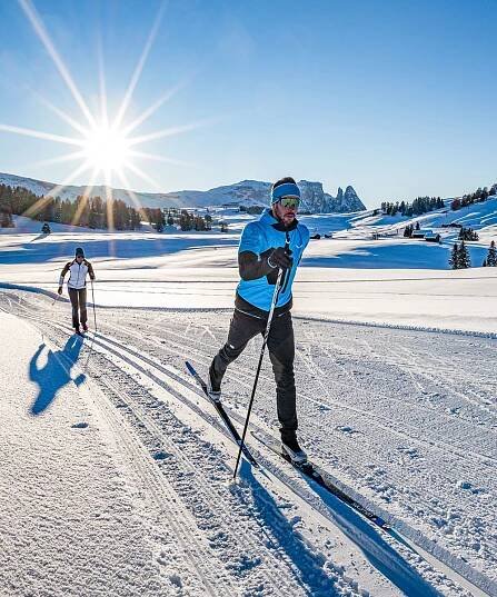 Cross-country skiing Seiser Alm