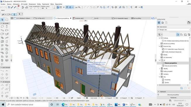 Workshop Letní škola BIM modelování v Žatci 2021
