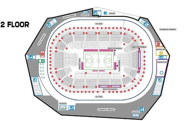 Arena maps | Zalgirio Arena