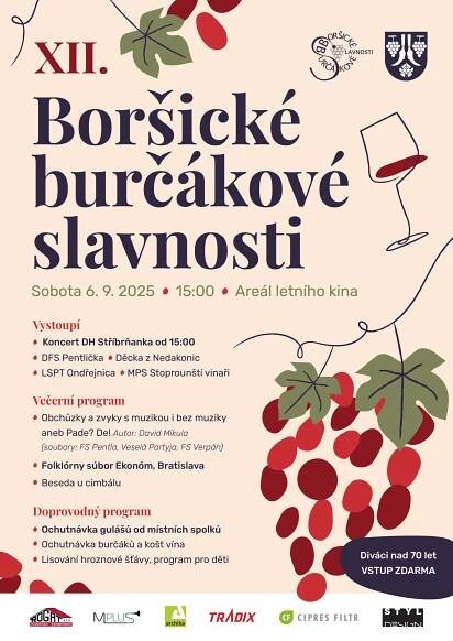 Boršické burčákové slavnosti - Slovácko