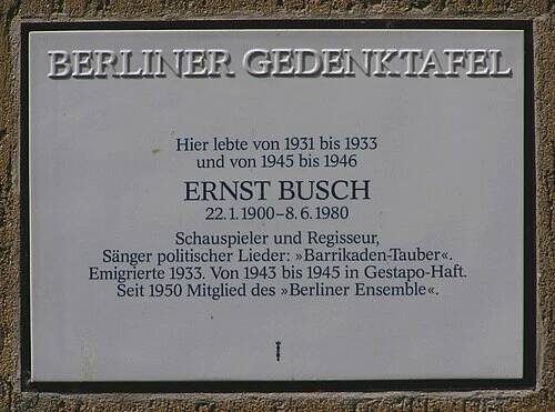 Ernst Busch (Schauspieler) – Wikipedia
