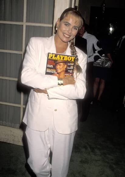 Margaux Hemingway Holding Playboy
