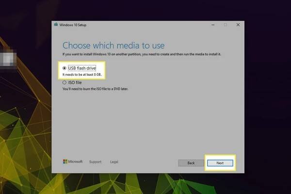 Jak nainstalovat Windows 10 z USB 6