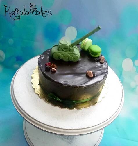 tank cokodort – Kajula cakes dortové studio Liberec
