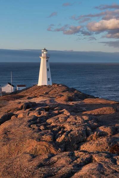 One of two lighthouses at Cape Spear Lighthouse National Historic Site in St. John's, Newfoundland and Labrador, Canada #79540