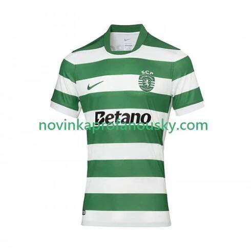 Sporting CP Dres Domácí Fotbalové Dresy pro Muže 2025-2026 Krátký rukáv