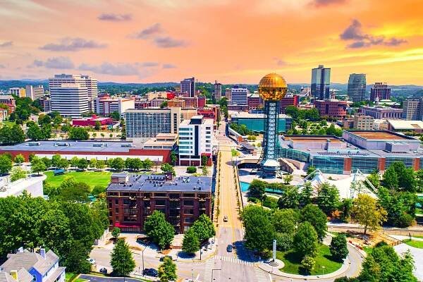 Knoxville, Tennessee  - Cheap Places to Travel in the USA