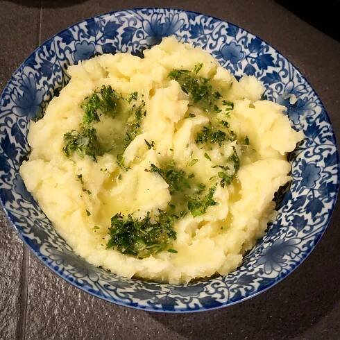 ​Aromatic Olive Oil Mashed Potatoes and Roast Cabbage with Tarragon and Pecorino by Yotam Ottolenghi