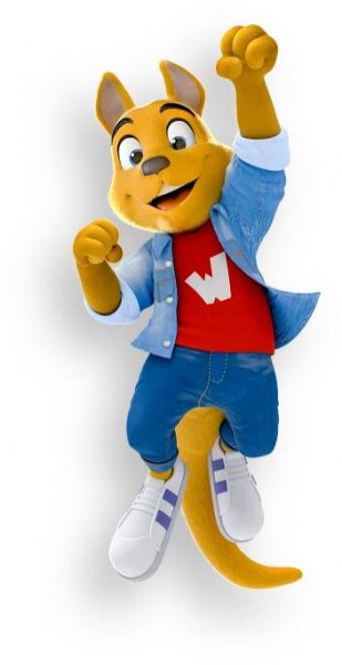 Walibi Mascotte - Sprong