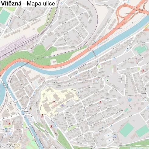 Vítězná - mapy | Kurzy.cz