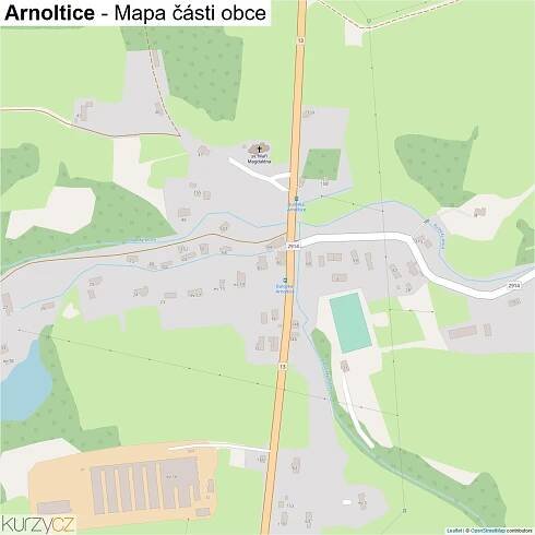 Arnoltice - mapy | Kurzy.cz
