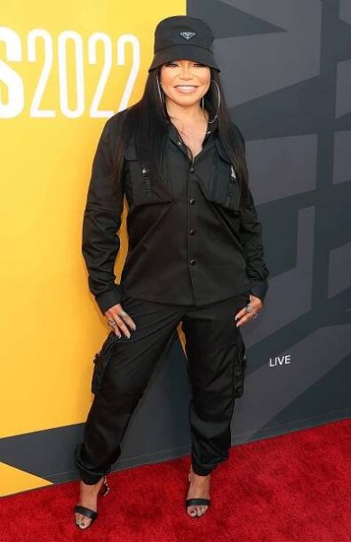 Tisha Campbell attends the 2022 BET Awards at Microsoft Theater on June 26, 2022 in Los Angeles, California.