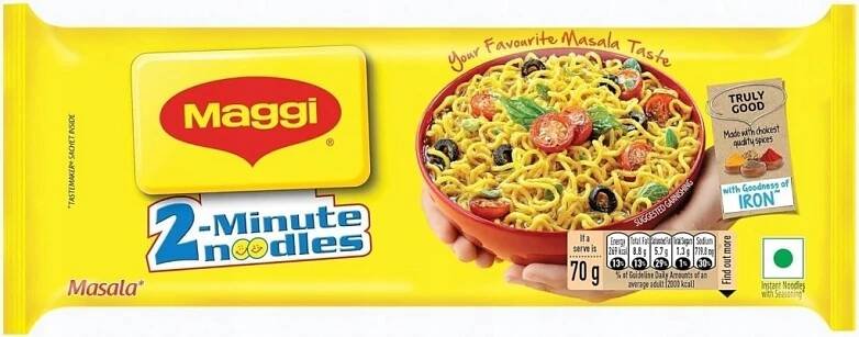 Instantní nudle 2minutové nudle Masala Maggi 560g