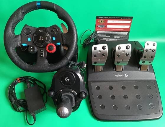 Logitech G29 + Logitech Driving Force Shifter + ETS2 + ATS