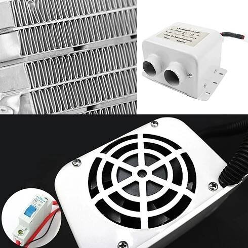 400/600/800W 12/24V přenosný nákladní automobil Topení do auta Ventilátor Odmrazovač čelního skla Odmrazovač Vnitřní příslušenství